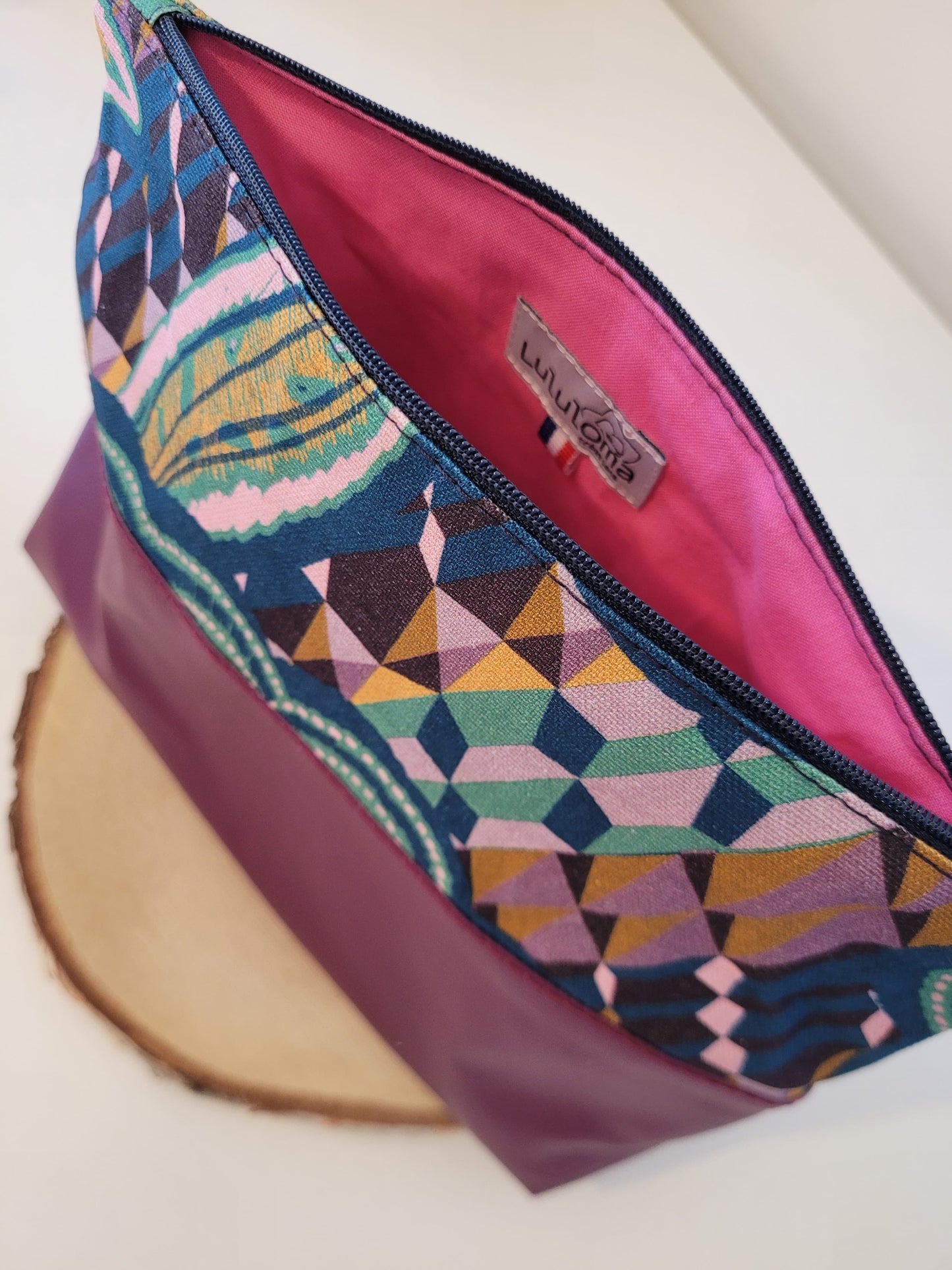 Grande trousse - Floral graphique - Lululoma Créations