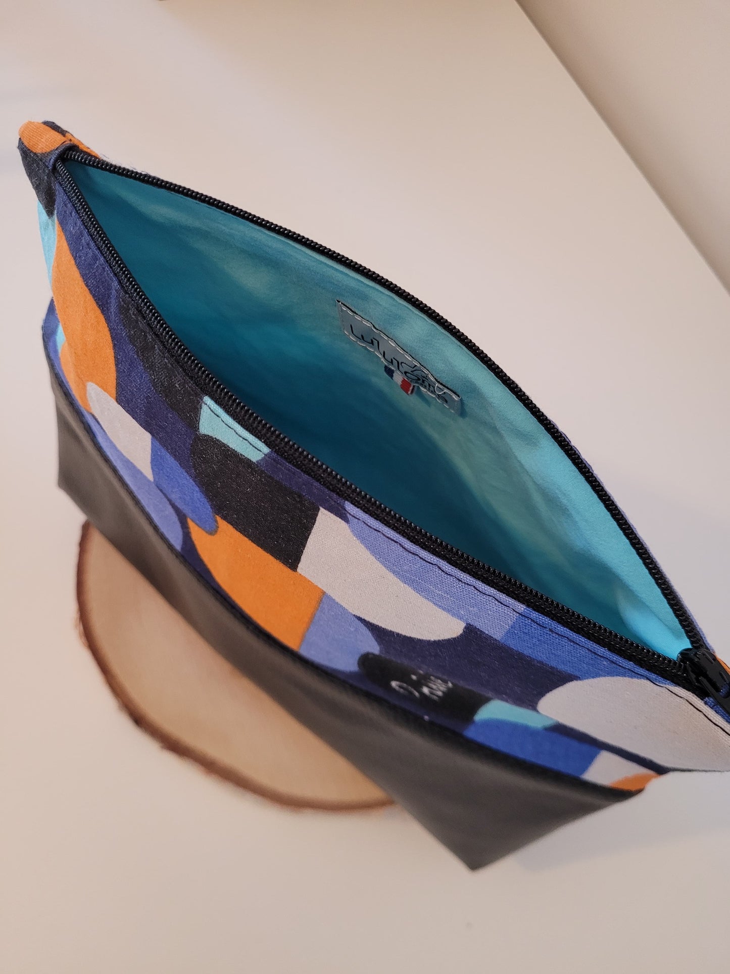 Grande trousse - Gélule bleu foncé - Lululoma Créations