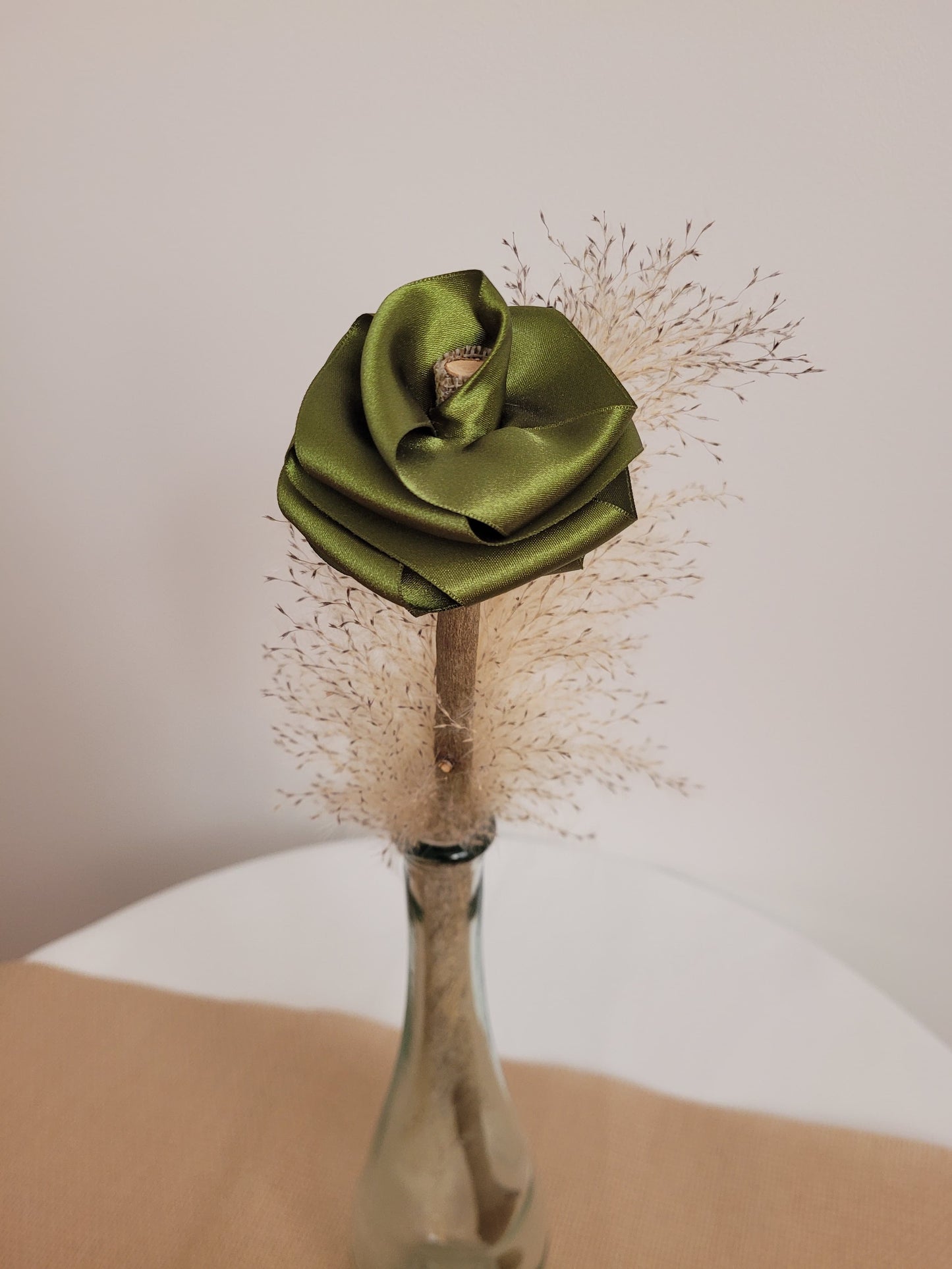 Décoration de mariage : Rose en tissu