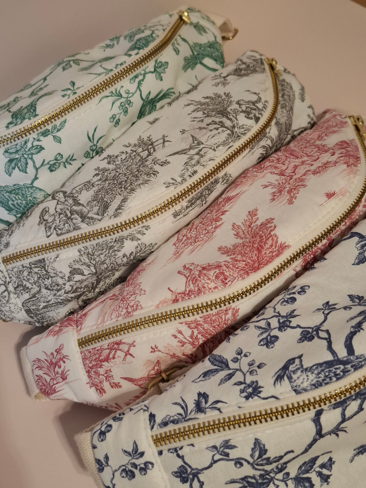 Sac banane |Toile de Jouy