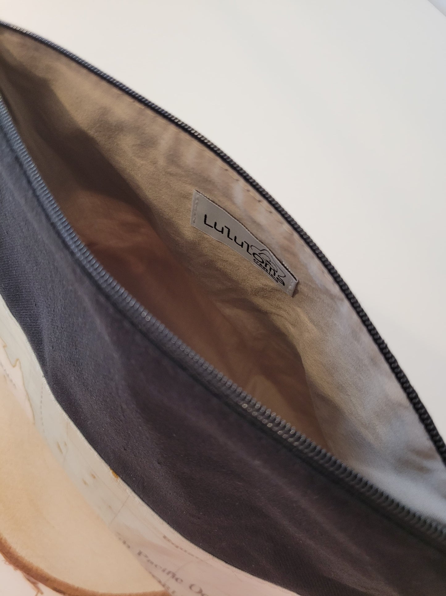 Grande trousse - Carte du monde Australie - Lululoma Créations