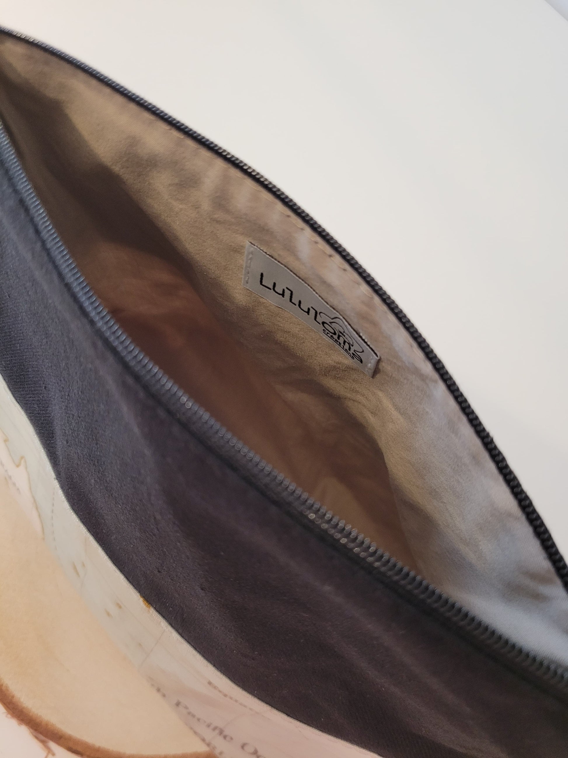 Grande trousse - Carte du monde Australie - Lululoma Créations