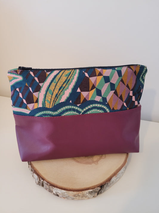 Grande trousse - Floral graphique - Lululoma Créations