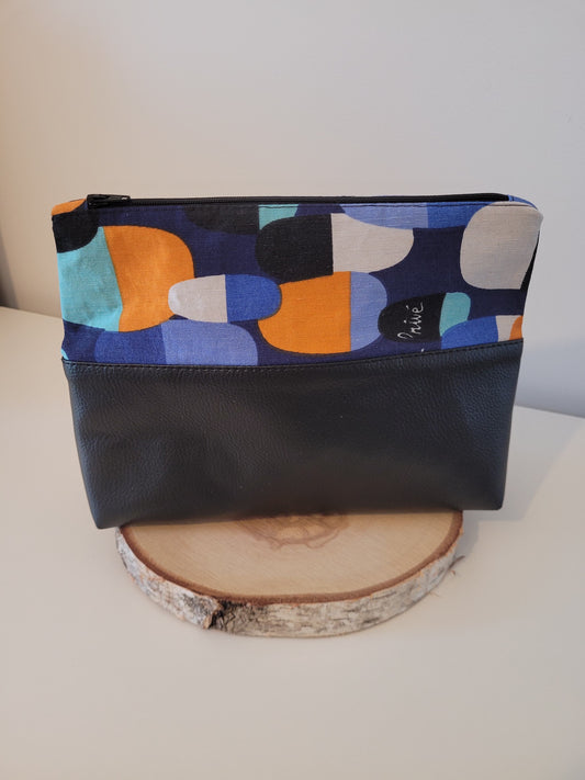 Grande trousse - Gélule bleu foncé - Lululoma Créations