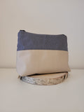 Grande trousse - Motif marin rayé - Lululoma Créations